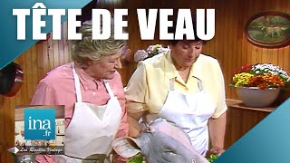 Recette  La tête de veau sauce ravigote de Maïté  Archive INA [upl. by Tawney157]