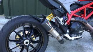 Ducati Hypermotard 939 exhaust  Austin Racing [upl. by Irem]