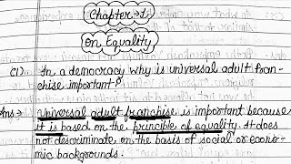 Class 7 SST Civics  Chapter 1 On Equality Questions  Answers Shorts answer 🤩 [upl. by Asyle]