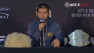 UFC 229 Postfight Press Conference [upl. by Eneres]