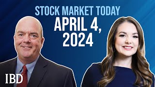 Stock Market Today April 4 2024 [upl. by Naujek]