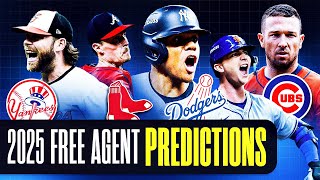 2025 MLB Free Agent Predictions [upl. by Cos]