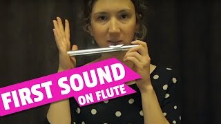 Beginner Flute Lesson  How to make a sound [upl. by Dori339]