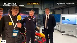 Oracle Red Bull Racing at Hexagon Live Manufacturing Show [upl. by Wessling]