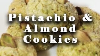 DELICIOUS Pistachio amp Almond Cookies [upl. by Adorl]