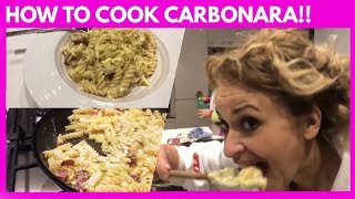 Friday Nights How To Cook Carbonara  Nadia Sawalha amp Family Cooking Live [upl. by Genesia991]