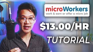 How to Make Money ONLINE with Microworkers Review  Simple Tasks Tutorial [upl. by Libbey916]