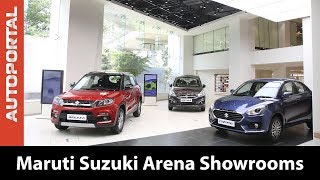 Maruti Suzuki Arena Showrooms  An Inside Look  Autoportal [upl. by Santana709]