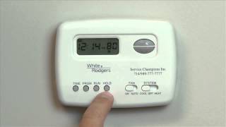 White Rodgers Thermostat 1F78  Service Champions [upl. by Jedediah]