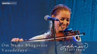 Om Namo Bhagavate Vasudevaya — Jahnavi Harrison — LIVE at The Shaw Theatre London [upl. by Stuart]