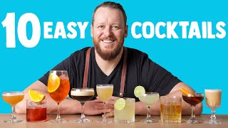 10 Cocktails Every Beginner Can Make [upl. by Nylesoj]