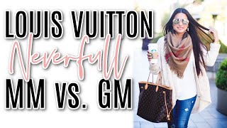 Louis Vuitton Neverfull MM VS GM [upl. by Breed382]