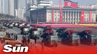 North Korea 70th Anniversary Military Parade 2018 FULL [upl. by Deste]