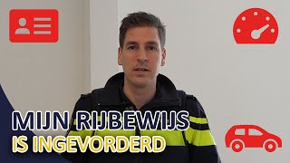 Politie  Mijn rijbewijs is ingevorderd [upl. by Celesta]