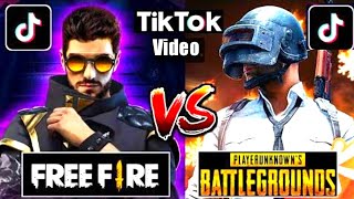 FREE FIRE VS PUBG on TIK TOKpart15by IGBhasnain [upl. by Rosemare]