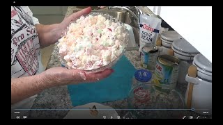 Ambrosia Fruit Salad Recipe [upl. by Valida101]