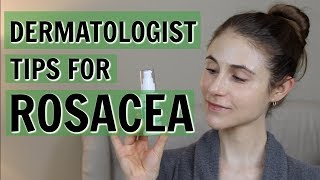 DERMATOLOGIST TIPS FOR ROSACEA SKIN CARE PRODUCTS DR DRAY [upl. by Anaiviv]