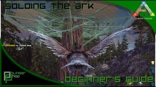 Soloing the Ark S4E14 RedWood Tree Platform Doedicurus taming [upl. by Kimberlee]