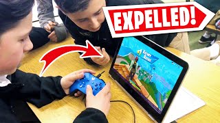 KIDS Caught Playing Fortnite IN SCHOOL Expelled [upl. by Eseilenna]