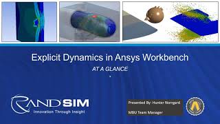 Explicit Dynamics in Ansys Workbench at a Glance [upl. by Notlehs]