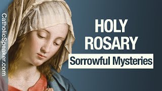 HOLY ROSARY  Sorrowful Mysteries Tuesday amp Friday Catholic [upl. by Elden]