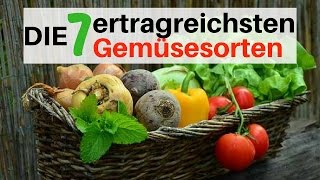 Die 7 ertragreichsten Gemüsesorten  Große Ernte für Kleingärtner und Selbstversorger [upl. by Simah]