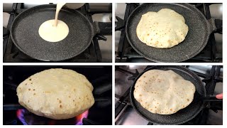 10 Minutes Recipe  The Perfect Roti Phulka Chapati   No knead  No Rolling 🙂 [upl. by Dnalevelc]