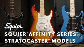 Exploring The Squier Affinity Series Stratocaster Models  Fender [upl. by Starlin]