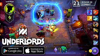 Dota Underlords Mobile  Auto Chess by Valve Gameplay AndroidIOS [upl. by Ydnim897]