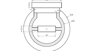 2d AutoCAD practice drawing [upl. by Zinck]