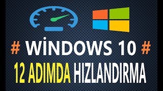 Windows 10 Hızlandırma Gereksiz uygulamaları kapatma [upl. by Mehs]