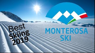 Best Skiing 2019 Monterosa Ski Italy [upl. by Slorac]