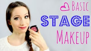 Basic Stage Makeup Tutorial [upl. by Nimra]