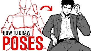 How to Draw ANY Pose You Want WITHOUT Learning Anatomy [upl. by Akimas39]