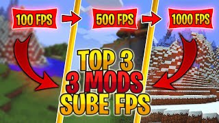 TOP 3 MODS para AUMENTAR FPS en MINECRAFT [upl. by Saxon893]