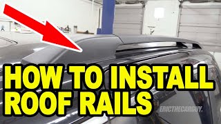 How To Install Roof Rails Honda Odyssey [upl. by Kliber521]