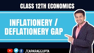 Class 12th Economics Inflationary amp Deflationary gap by CA Parag Gupta [upl. by Nezah]