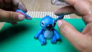 Stitch in fondant tutorial [upl. by Meagher]