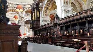 INSIDE ST PAULS CATHEDRAL AND CRYPT LONDON ENGLAND 4K [upl. by Hike]