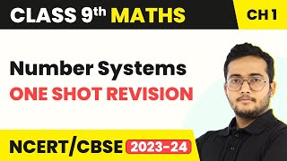 Number Systems  One Shot Revision  Class 9 Maths Chapter 1 [upl. by Yttak]