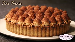 Recette de Tarte Façon Tiramisu [upl. by Ymmik477]