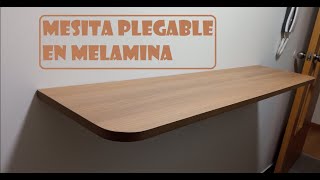 MESITA PLEGABLE DE MELAMINA FACIL DE HACER [upl. by Ardle823]