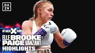 Fight Highlights  Elle Brooke vs Paige VanZant [upl. by Arikaahs913]