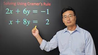 Part 1 Solving Using Matrices and Cramers Rule [upl. by Frederik965]