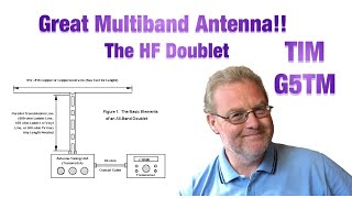 HAM RADIO The Doublet Antenna amp Ladderline [upl. by Opalina]