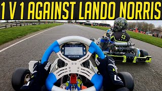 I Challenged Lando Norris to a 1v1 Kart Race [upl. by Anor]