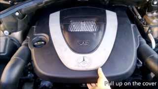 DIY Mercedes Benz 35L V6 air filter replacement 10min job [upl. by Sunil]