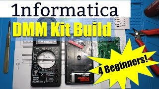 Digital Multimeter Kit Build DT830B DMM  Electronic Beginners Project [upl. by Fayette]