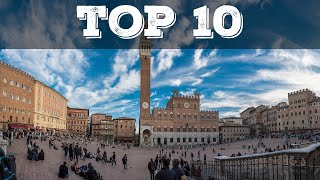 Top 10 cosa vedere a Siena [upl. by Nahtonoj]