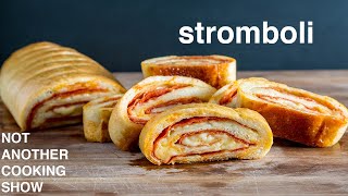 how to make STROMBOLI pepperoni cheese bread [upl. by Buckler]